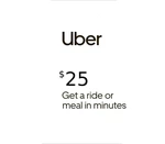 Uber $25 US Gift Card