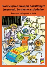 Procvičujeme pravopis podstatných jmen rodu ženského a středního - Lenka Dočkalová