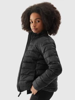 Dívčí péřová bunda s recyklovanou výplní - černá
