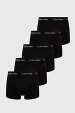 Boxerky Calvin Klein Underwear 5-pak pánske,čierna farba,000NB2734A