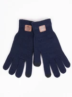 Yoclub Man's Men's Touchscreen Gloves RED-0219F-AA50-007 Navy Blue