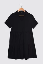 Trendyol Navy Blue Flywheel Dress