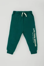 DEFACTO Regular Fit Slogan Elastic Band Pants