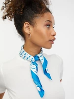 Orsay Modro-bílý dámský vzorovaný saténový šátek - Dámské