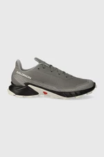 Topánky Salomon Alphacross 5 pánske, šedá farba, L47313300