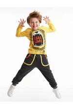 Denokids Roar Lion Boy T-shirt Trousers Set