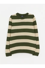 LC Waikiki Crew Neck Striped Long Sleeve Boy's Knitwear Sweater