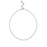 Rosato Elegantní stříbrný náhrdelník se zirkony Cubica RZC038