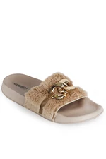 Esem Women's Camel Slippers