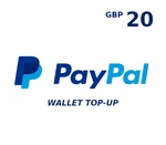 PayPal Wallet 20 GBP Top Up