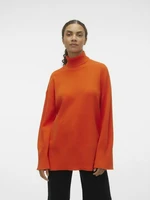 Vero Moda Goldneedle Rolák Oranžová