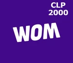 Wom 2000 CLP Mobile Top-up CL