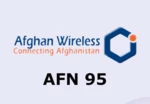 Afghan Wireless 95 AFN Mobile Top-up AF