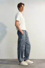 Trendyol Limited Edition Navy Blue Loose Fit Trousers