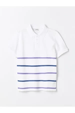 LC Waikiki Boy Polo Neck Striped Short Sleeve T-Shirt