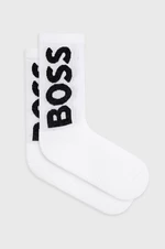 Ponožky BOSS pánské, bílá barva, 50467748