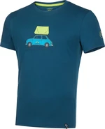 La Sportiva Cinquecento T-Shirt M Storm Blue/Lime Punch L Maglietta