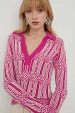 Bavlnený sveter Stine Goya Kiza ružová farba,tenký,SG5734