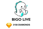 Bigo Live - 3000 + 150 Bonus Diamonds CD Key