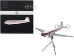 Douglas DC-3 Commercial Aircraft "Aeronaves de Mexico" (XA-FUV) White and Silver with Orange Stripes "Gemini 200" Series 1/200 Diecast Model Airplane