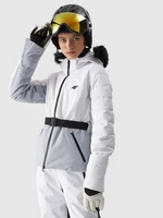 Dámská lyžařská bunda 4FPro membrána Dermizax 20000 - šedá