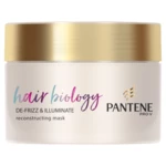 Pantene Hair Biology De-frizz & Illuminate maska 160 ml