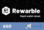 Rewarble Facebook Ads $60 Gift Card
