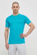 Tréningové tričko Under Armour tyrkysová farba, jednofarebný, 1361683