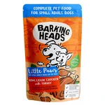 BARKING HEADS Litt.Paws Lickin Chick Turkey kapsička pro psy 150 g