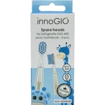 innoGIO GIOGiraffe Spare Heads for Sonic Toothbrush náhradní hlavice pro sonický bateriový zubní kartáček pro děti GIOGiraffe Sonic Toothbrush Blue 2