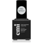 emi Top Coat Ultra Strong vrchný lak na nechty pre dokonalú ochranu a intenzívny lesk bez použitia UV/LED lampy 9 ml