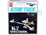 Skill 2 Model Kit K-7 Space Station "Star Trek" (1966-1969) TV Series 1/7600 Scale Model by AMT