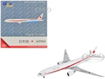 Boeing 777-300ER Commercial Aircraft "Japan Air Self-Defense Force" White with Red Stripes "Gemini Macs" Series 1/400 Diecast Model Airplane by Gemin