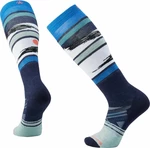 Smartwool Ski Full Cushion Midnight Ski Pattern OTC Socks Deep Navy M Lyžařské ponožky
