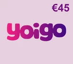 Yoigo €45 Mobile Top-up ES