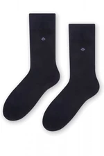 Steven 056 098 tmavě modré Pánské oblékové ponožky 39/41 tmavě modrá