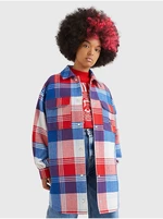 Red-Blue Women's Plaid Shell Shirt Tommy Jeans - Women's