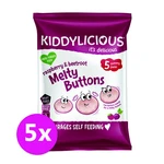 KIDDYLICIOUS Ovocno-zeleninové knoflíčky malina s řepou 5x6 g