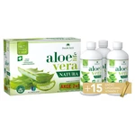 PHARMA ACTIV AloeVeraLife NATURA 3 x 1000 ml + lipozomální vitamín C 15 sáčků