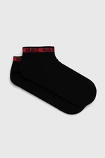 Ponožky HUGO 2-pak pánske,čierna farba,50516394