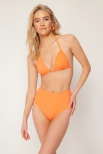Trendyol Orange High Waist Hipster Bikini Bottom