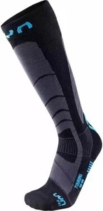 UYN Men's Ski Touring Black/Azure 39/41 Ski Socken