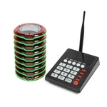 Long Range Coaster Pager System Fast Food Restaurant Guest Table Call Button Paging Waiter Pager