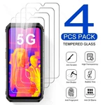 4PCS Tempered Glass Screen Protectors Cover For Ulefone Power Armor 18T 19T 19 Protective Film On For Ulefone Armor 21 5G 6.58"