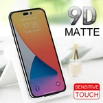 9D Full Cover Matte Tempered Glass For iPhone 14 12 13 Pro Max mini Screen Protector For iPhone 8 7 Plus Safety Protective Glass