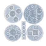 Silicone Mold half ball Oblate Cabochon beads Resin Silicone Mould handmade tool epoxy resin molds jewelry making