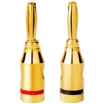 20 Pairs Banana Plugs - Open Screw Type For Speaker Wire, Home Theater, Wall Plates And More