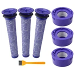 3 Pre & Post Filter Vacuum Filter Replacement Kit For Dyson V7, V8 Replacement Accessories 965661-01 & 967478-01