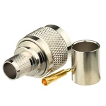 Superbat 50 Ohm N Male Straight Crimp RF Coaxial Connector for Cable LMR400 RG8