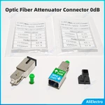 1PCS Fiber Optic Adapter Flange Coupler 0dB SC/APC Female-SC/UPC Male SM-9/125 Optic Fiber Attenuator Connector